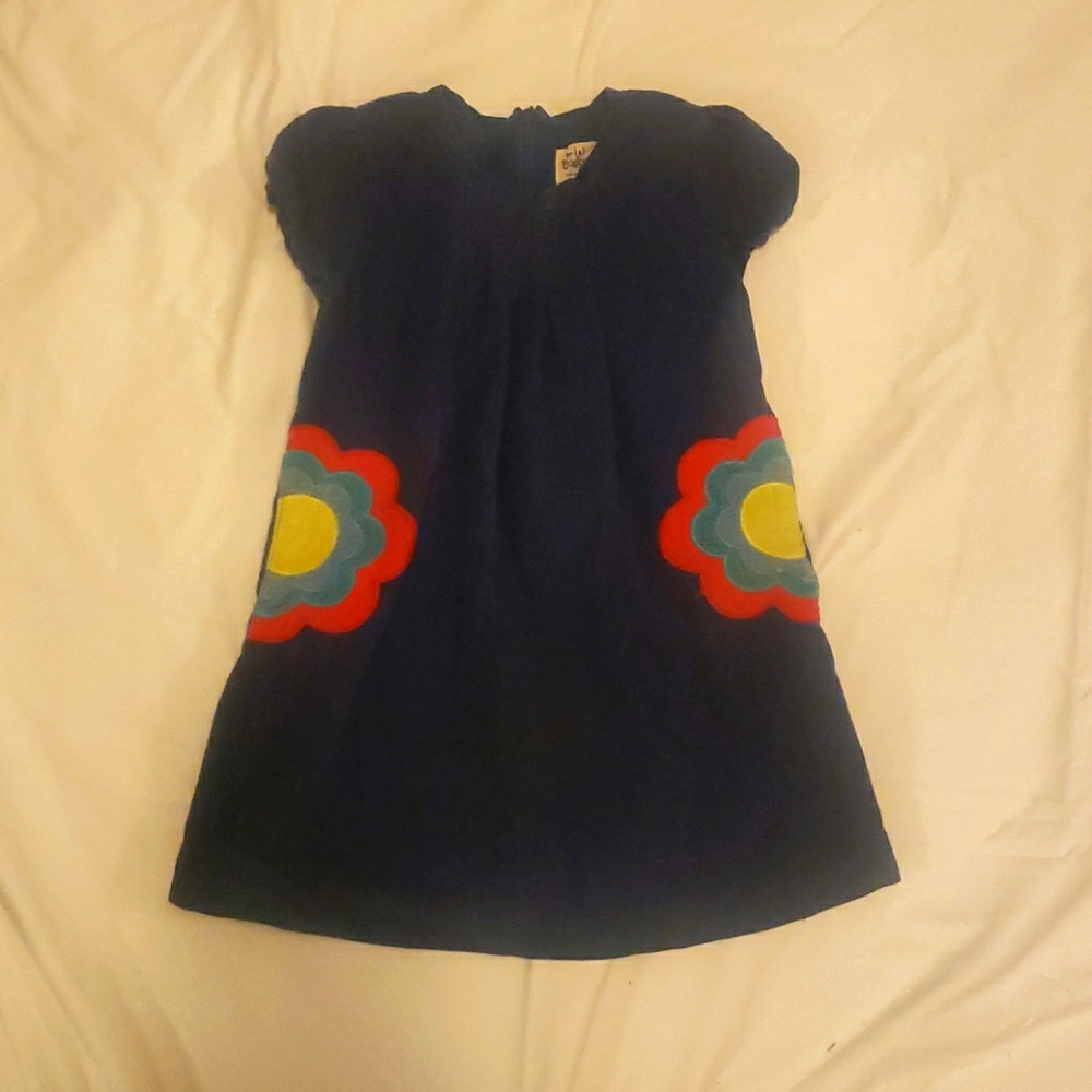 Mini Boden blue Corduroy dress
